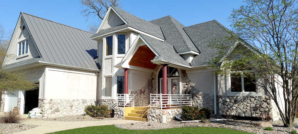 Mayer Minnesota after roofing restoration