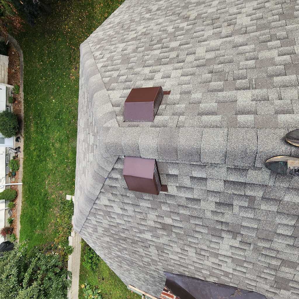 Re-roof for storm damage
GAF shingles lifetime warranty
