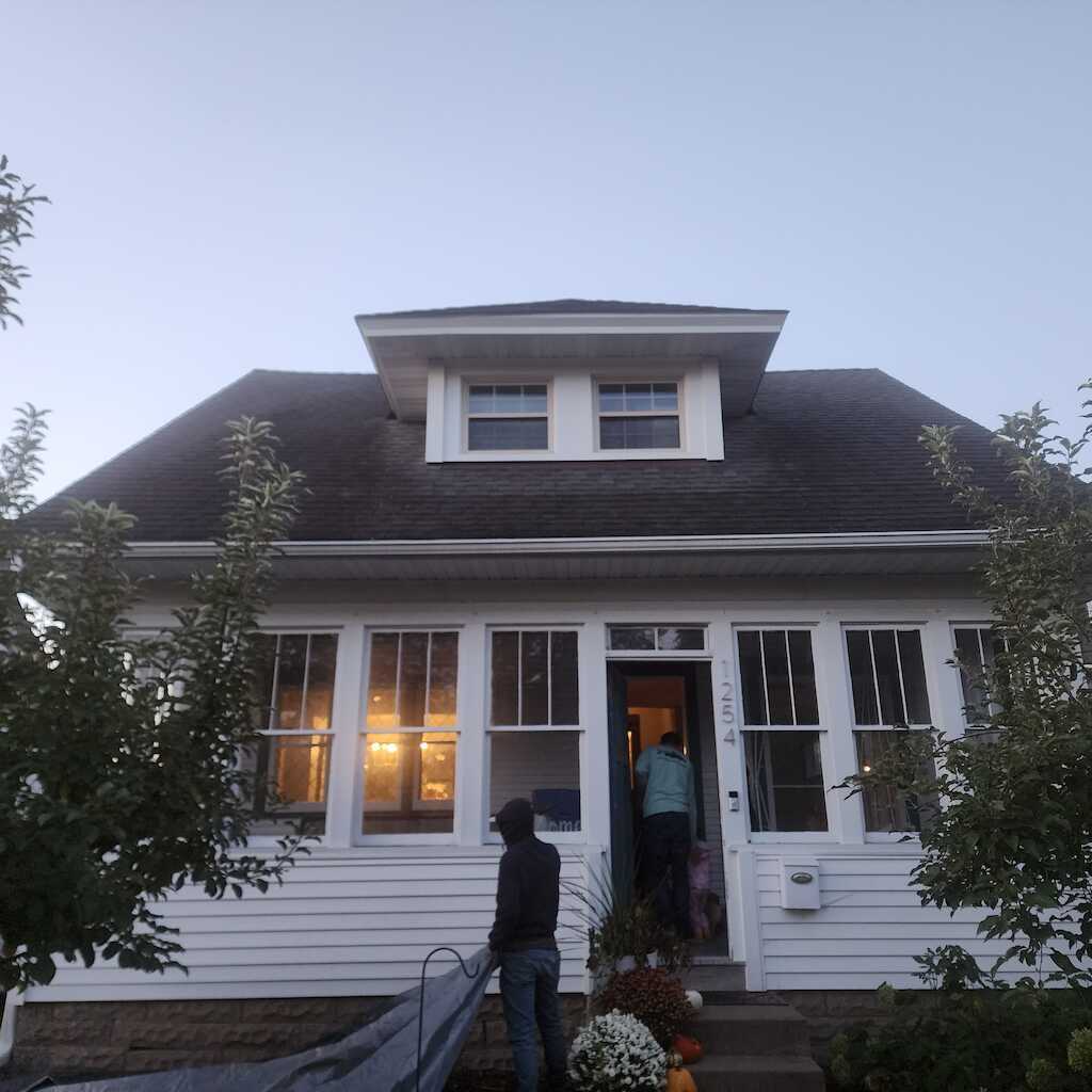 storm damaged roof replacement in st paul mn