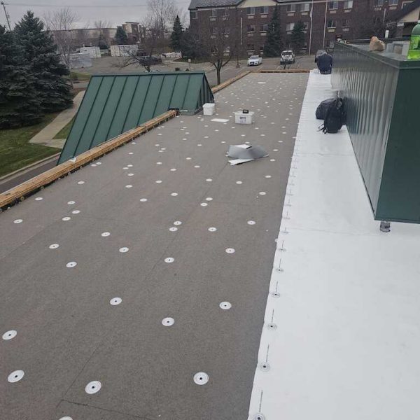 TPO roof full replacement in Woodbury, MN